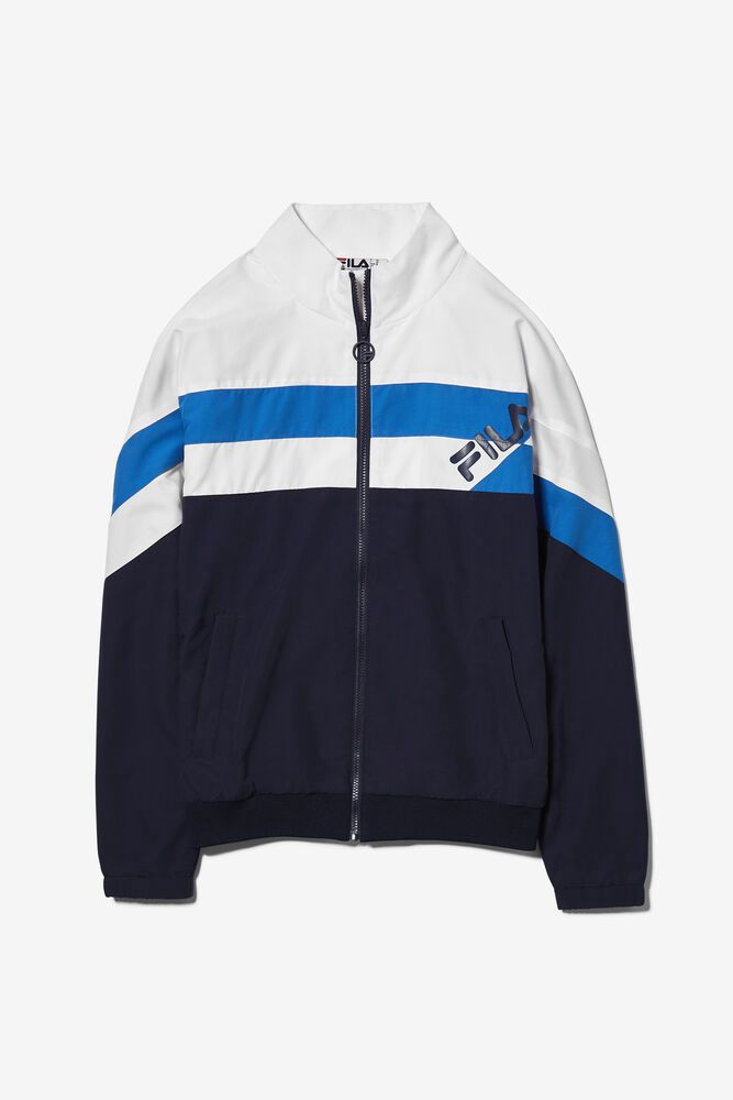 Fila Slade Track Jacket Navy - Mens - 51846DXCR